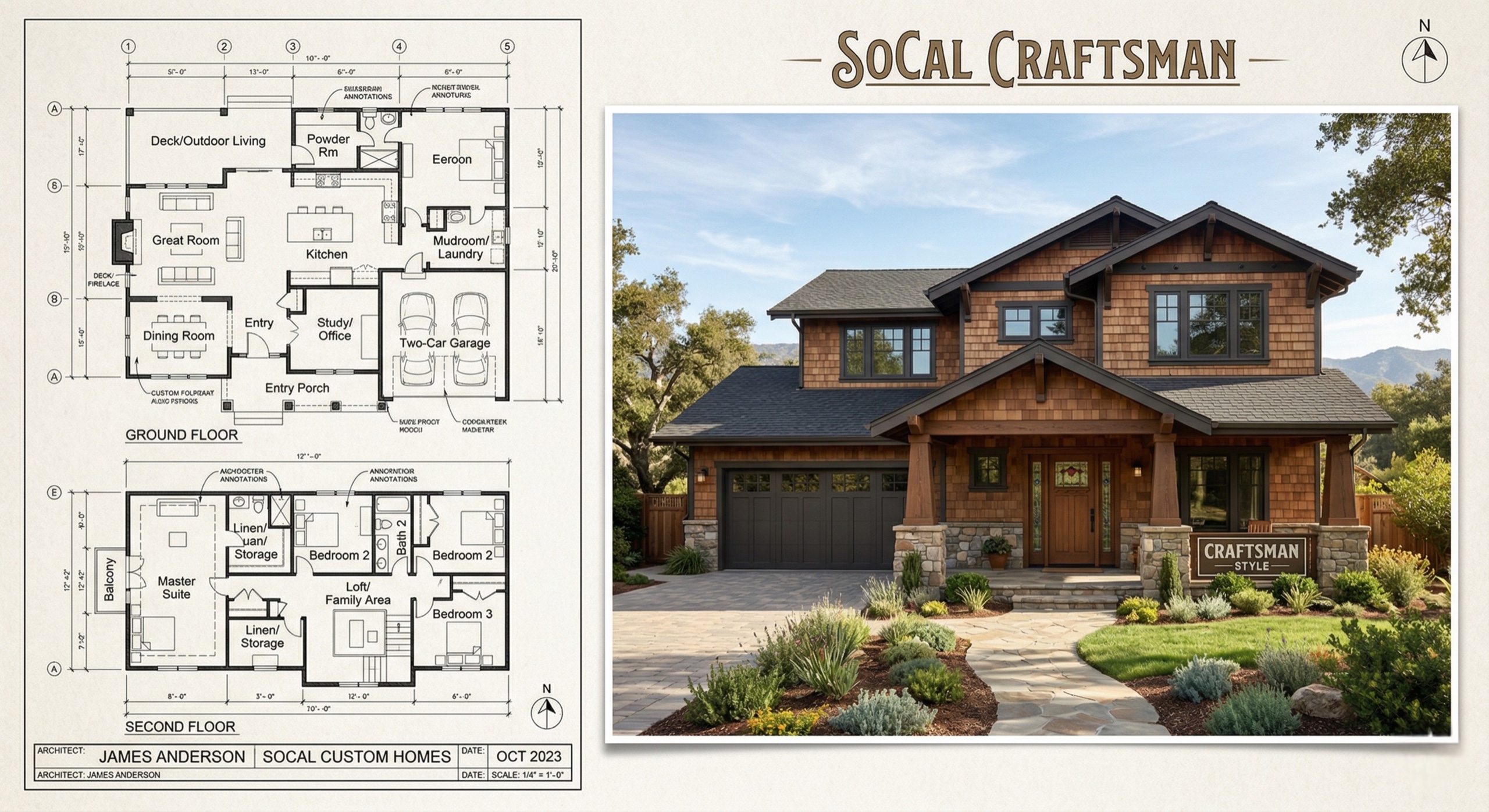 The Willowbrook — Craftsman style home