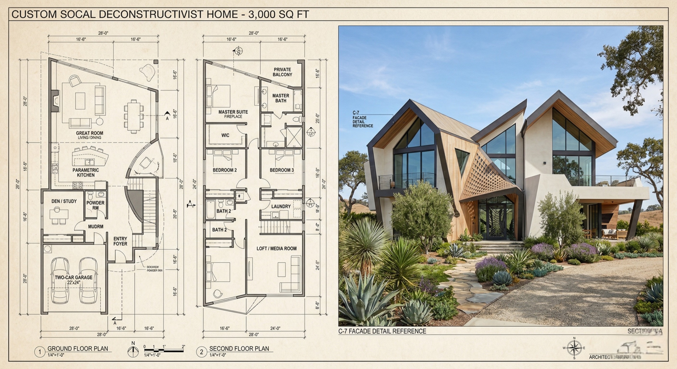 The Vertex — Parametric Modern style home